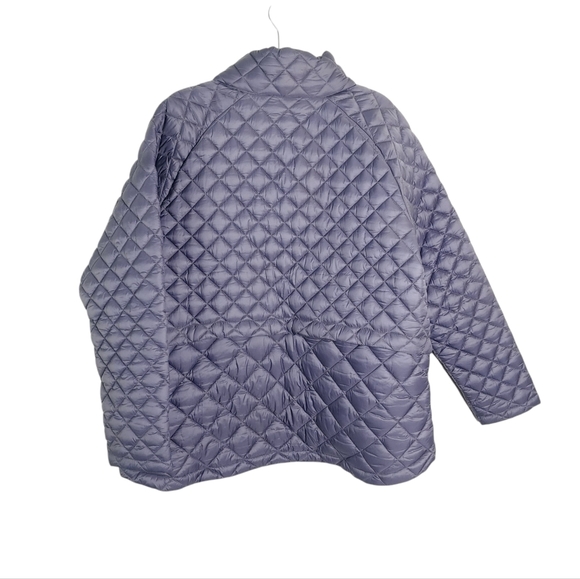 Athleta Wisper Featherless Jacket size XL color Dark Sky Violet - Picture 6 of 14